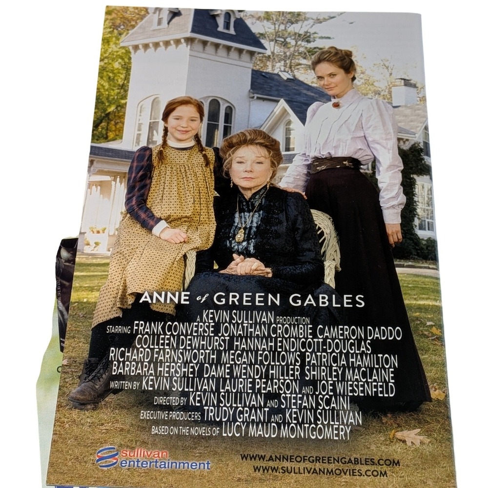 Anne of Green Gables Complete 4‎ Part Film Collection 8-Disc DVD Box Set Book - Picture 7 of 8